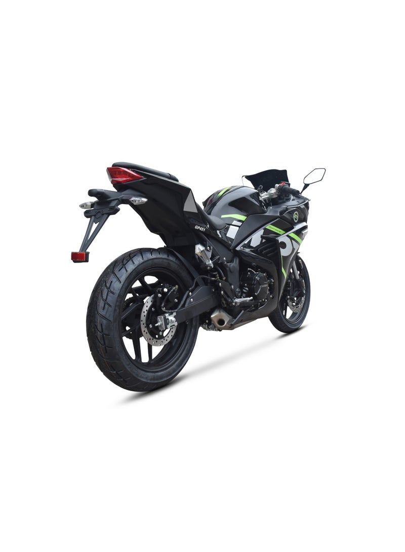 شارمكس دراجة نارية رياضية بسعة 367 سي سي بمحرك ثنائي الأسطوانات متوازي، تبريد سائل، قوة 27 حصان، ناقل حركة يدوي 6 سرعات، هيكل خفيف الوزن، سرعة قصوى 150 كم/س - Image 2